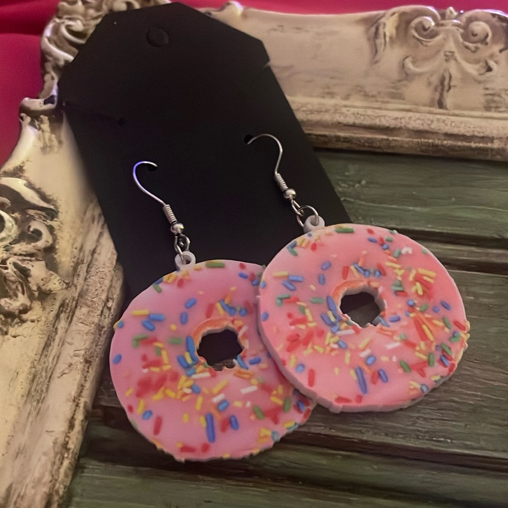 Donut earrings